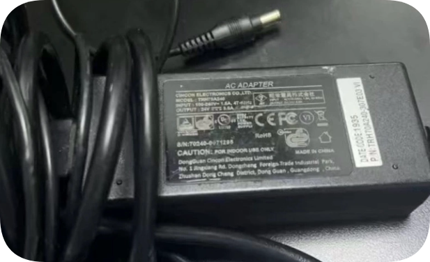 *Brand NEW*Suitable for TSI9500 particle counter power adapter 24V3A round port with pin power supply transfor